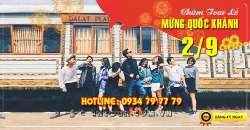 Tour du lịch Đà Lạt 2N1Đ Lễ 2/9/2025