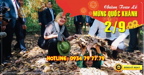Tour du lịch địa đạo củ chi 1N Lễ 2/9/2025