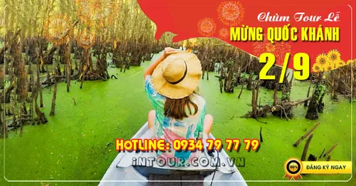 Tour du lịch Rừng Tràm Trà Sư Đảo Bà Lụa 2N2Đ Lễ 2/9/2025