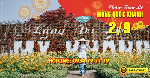 Tour du lịch miền tây Mỹ Tho - Tiền Giang 1N Lễ 2/9/2025
