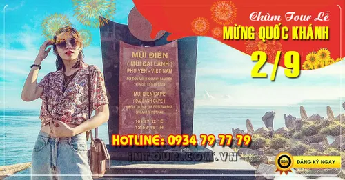 Tour du lịch Phú Yên Đảo Hòn Nưa 3N3Đ Lễ 2/9/2025